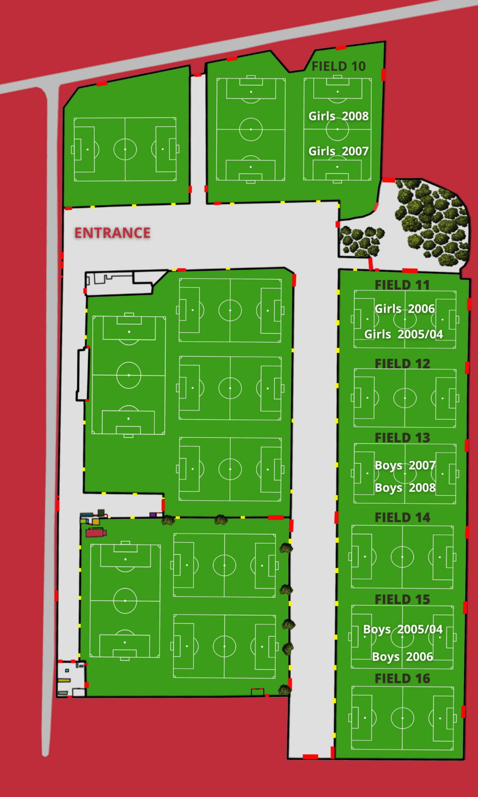 Field/POD Map Tryouts 2022 Davis Legacy Soccer Club