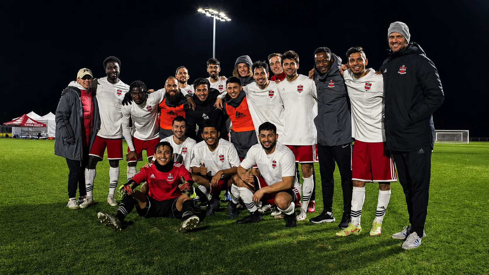 Coach Mark Torguson and the Legacy men's team during their run in the 2021 UPSL playoffs