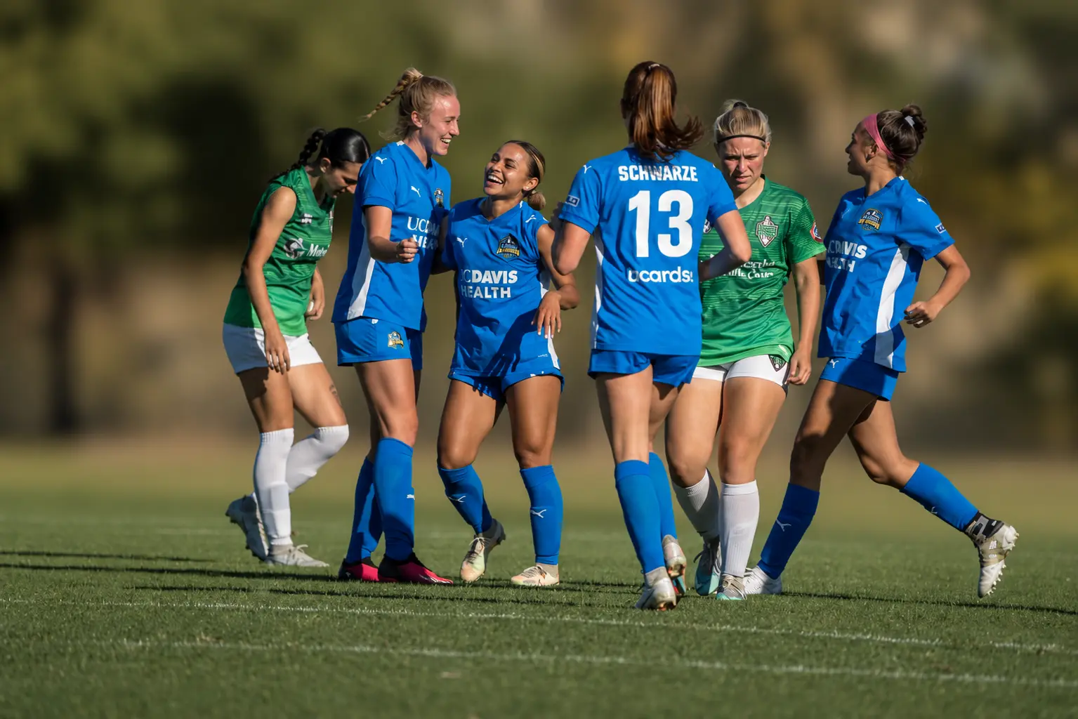 California Storm players celebrating